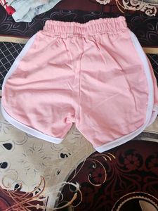 Cute Shorts Set - Pink &amp; Grey