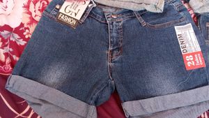 Denim Women's Shorts imported 3 pcs