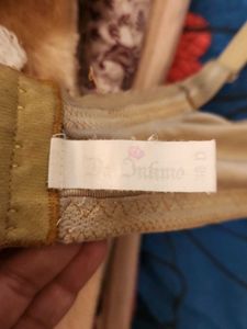 Lace Detail Beige Bra