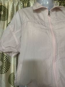 Light Pink Short Sleeve Trekking Jacket