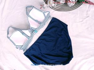 Striped Bikini Set