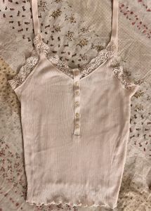 Lace coquettish Trim Cami