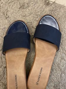Ladies Slip Ons, Blue, Size 40
