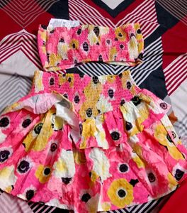 XS size Shein Floral Print Two-Piece Set