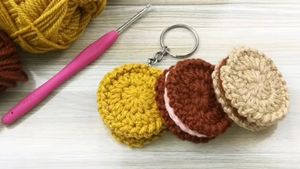 Crochet Handmade Keychain
