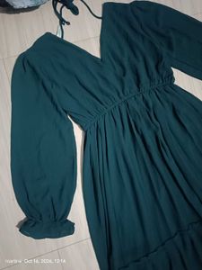 Elegant Teal Maxi Dress