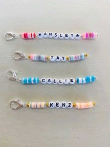 Personalized Beaded Name Keychain/Strap