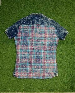 Men's Stylish Plaid Short Sleeve Shirt