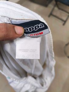 Kappa White Sports Shorts