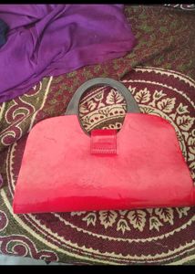 mochi Red Fashion Handbag