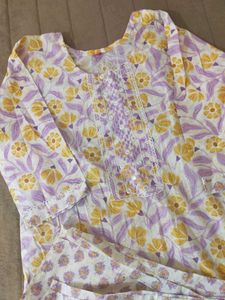 Floral Print Kurta Set
