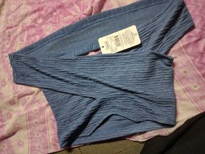 Stylish Blue Crop Top