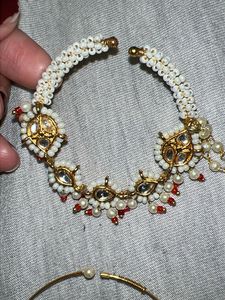 Elegant Pearl &amp; Crystal  Nath