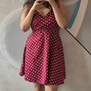 Polka Dot Mini Dress
