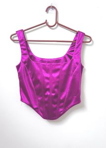 Satin Corset Top