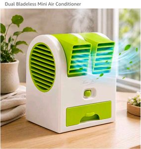 Portable Dual Bladeless Mini Air Conditioner