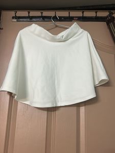 Chic White Flared Skirt