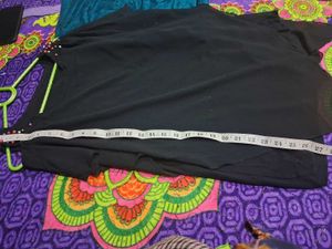 Elegant Black Cold Shoulder Top