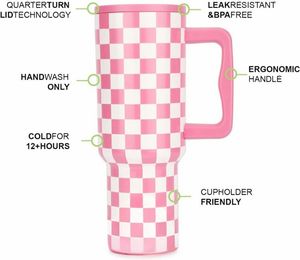 Pink Checkered Tumblr (check details)