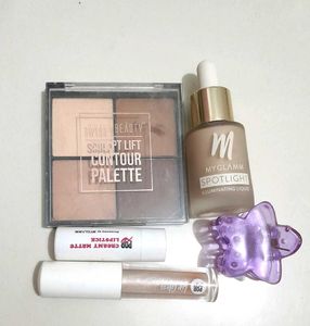 Makeup Bundle: Contour, Illuminator & Lips