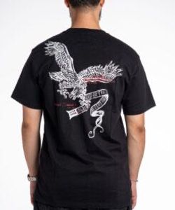 Replay Black Graphic T-Shirt