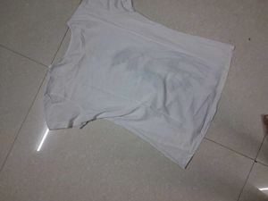 White Graphic Print T-Shirt