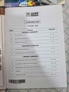 Allen CBSE Physics, Maths, Chemistry Study Books