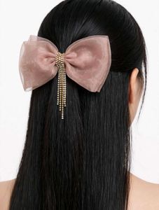 Sparkling Bow Hair Clip
