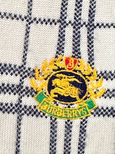 Vintage Burberry Plaid Sweater