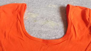 An Orange Colour Stretchable Blouse