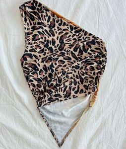 Floral &amp; Leopard Print Top