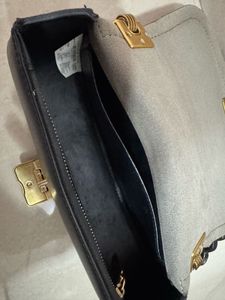 Chic Black Shoulder Bag with Chain Strap