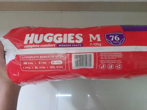 50%OFF🥳Huggies Wonder Pants Diapers M (7-12kg)