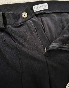 Classic Black formal high waist regular fit Pants