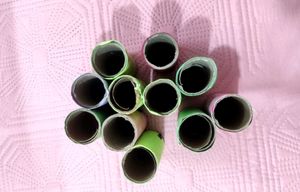DIY Craft Supplies: Cardboard Tubes💛🧡💙♥️