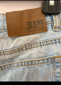 Light Wash Denim Shorts