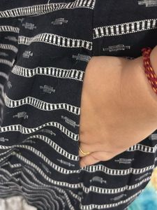Striped Ethnic Mini Skirt