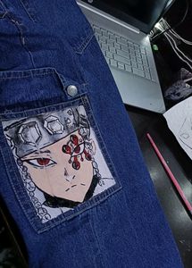 Tengen And Rengoku Unisex Custom Anime Cargos