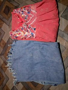Girls Ethnic Top &amp; Palazzo Set