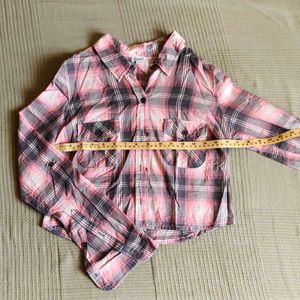 Plaid Cropped Shirt