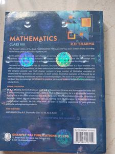RD Sharma Maths Class VIII Book