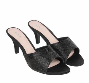 Mochi Embellished Slim Heel Sandals