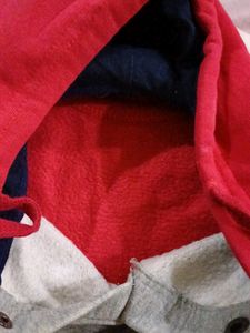 Baby Gap Hoodie - Red &amp; Gray