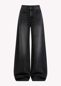 🌟Printesty Black Wide-Leg Jeans🌟