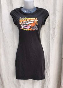 24V. Graphic Print T-Shirt Dress