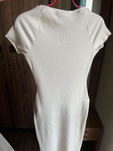 Zara ribbed Midi bodycon Dress