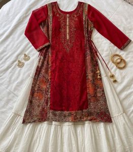 Elegant Red Kurta 🍓✨