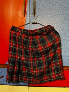 Checked Skirt