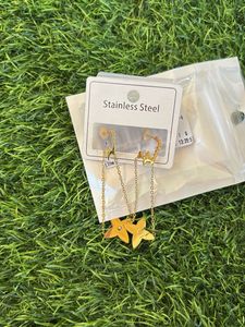 Elegant Star Drop Earrings