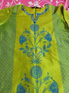 New Branded Silk Kurti L Size